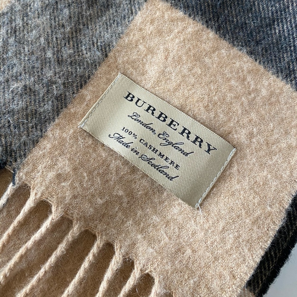 Burberry Classic Check Cashmere Scarf